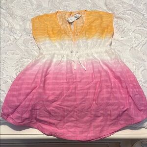 Abercrombie Kids Yellow and Pink Ombre Cover-Up